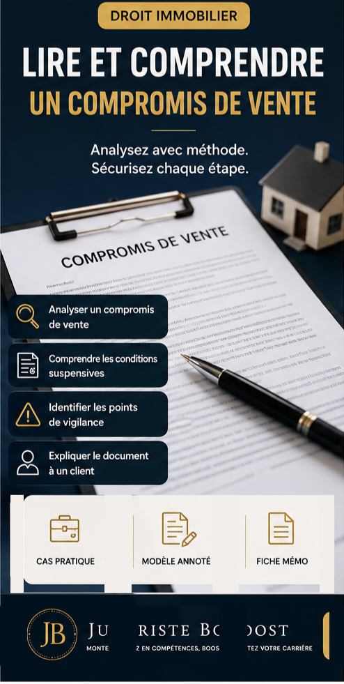 Formation « Lire et comprendre un compromis de vente »