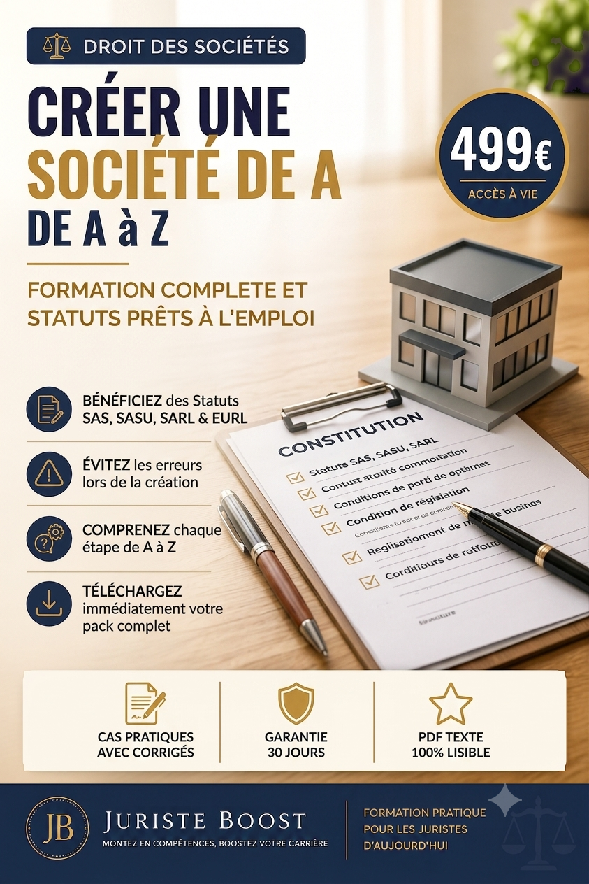 Pack Constitution – Créer une société de A à Z