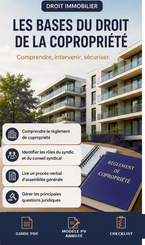Formation « Les bases du droit de la copropriété »